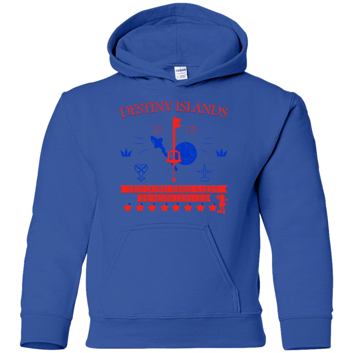 Sweatshirts Royal / YS Destiny Island Youth Hoodie