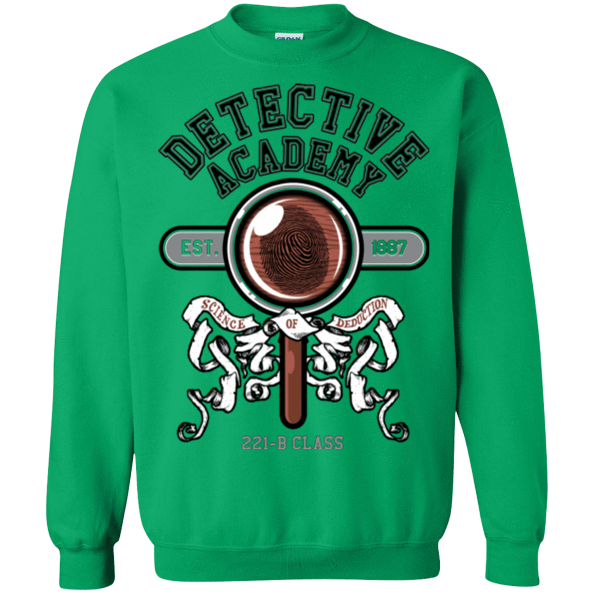 Sweatshirts Irish Green / Small Detective Academy Crewneck Sweatshirt