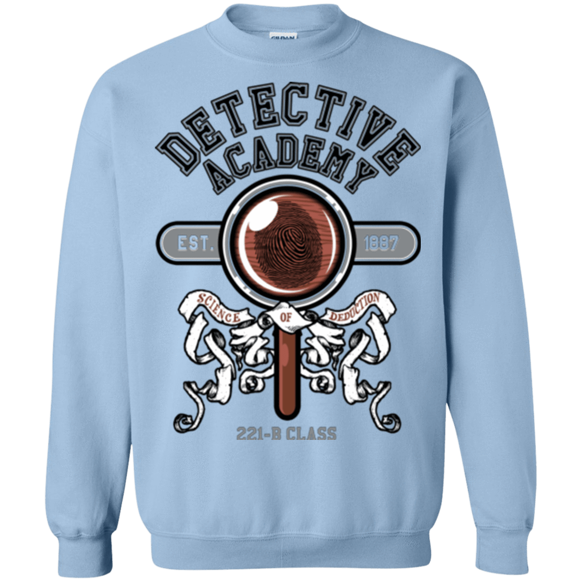 Sweatshirts Light Blue / Small Detective Academy Crewneck Sweatshirt