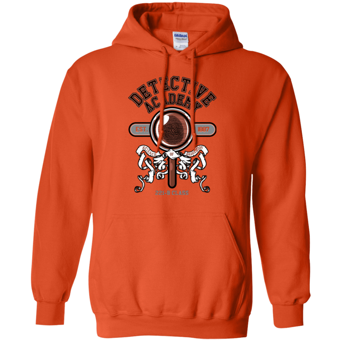 Sweatshirts Orange / Small Detective Academy Pullover Hoodie