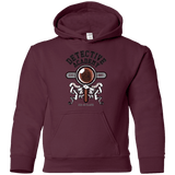 Sweatshirts Maroon / YS Detective Academy Youth Hoodie