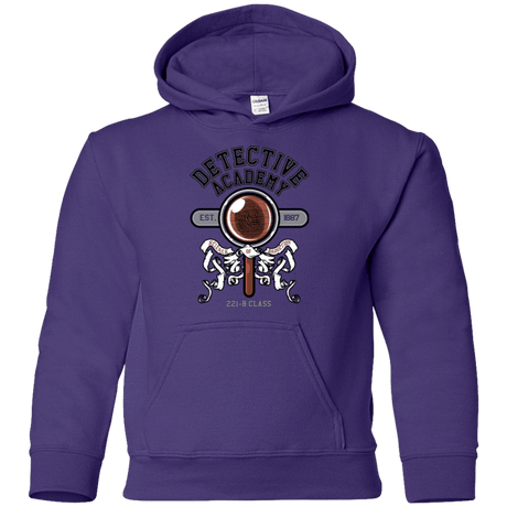 Sweatshirts Purple / YS Detective Academy Youth Hoodie