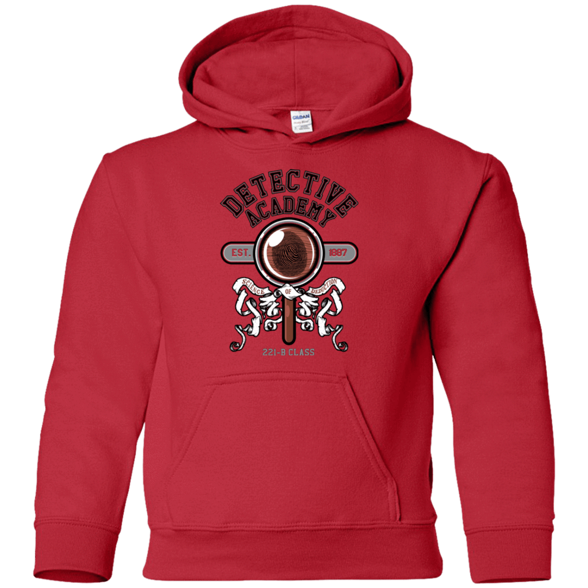 Sweatshirts Red / YS Detective Academy Youth Hoodie