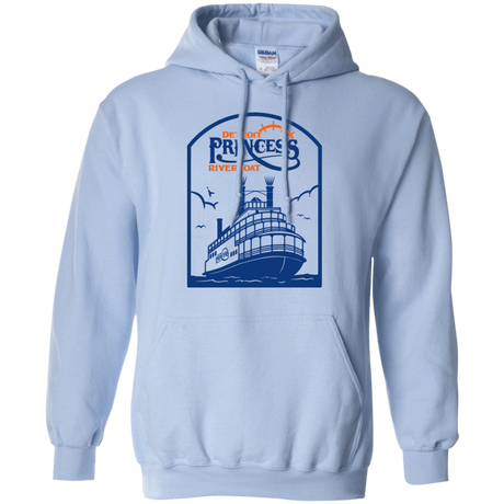 Sweatshirts Light Blue / S Detroit Princess Riverboat Hoodie