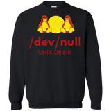 Sweatshirts Black / Small Dev null Crewneck Sweatshirt