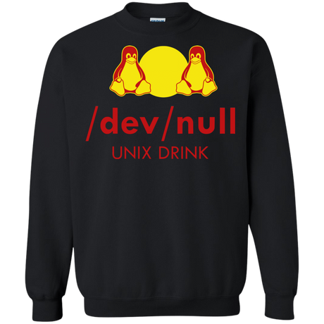 Sweatshirts Black / Small Dev null Crewneck Sweatshirt