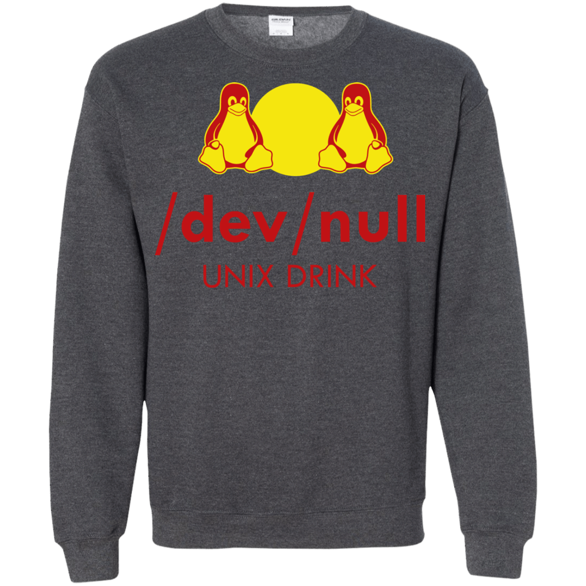 Sweatshirts Dark Heather / Small Dev null Crewneck Sweatshirt