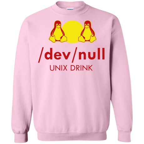 Sweatshirts Light Pink / Small Dev null Crewneck Sweatshirt