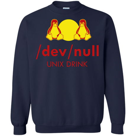 Sweatshirts Navy / Small Dev null Crewneck Sweatshirt