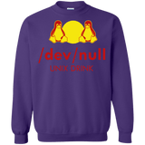 Sweatshirts Purple / Small Dev null Crewneck Sweatshirt