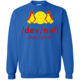Sweatshirts Royal / Small Dev null Crewneck Sweatshirt