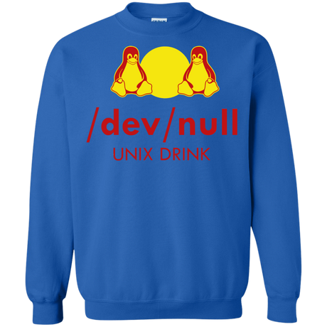 Sweatshirts Royal / Small Dev null Crewneck Sweatshirt