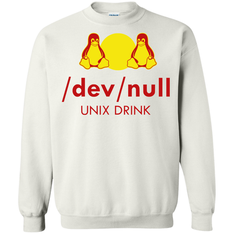 Sweatshirts White / Small Dev null Crewneck Sweatshirt