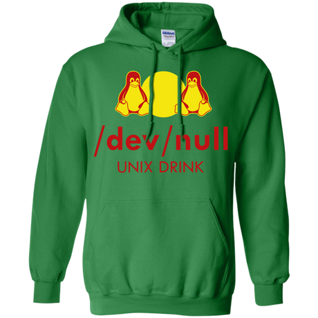 Sweatshirts Irish Green / Small Dev null Pullover Hoodie