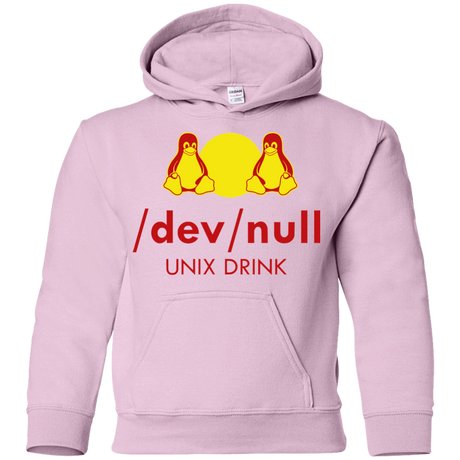 Sweatshirts Light Pink / YS Dev null Youth Hoodie