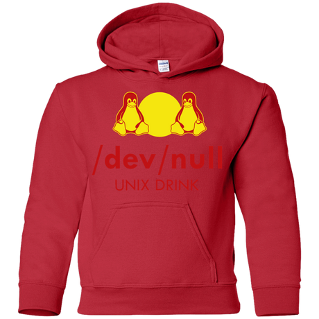 Sweatshirts Red / YS Dev null Youth Hoodie