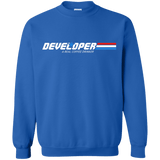 Sweatshirts Royal / Small Developer - A Real Coffee Drinker Crewneck Sweatshirt