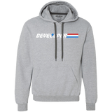 Sweatshirts Sport Grey / Small Developer - A Real Coffee Drinker Premium Fleece Hoodie
