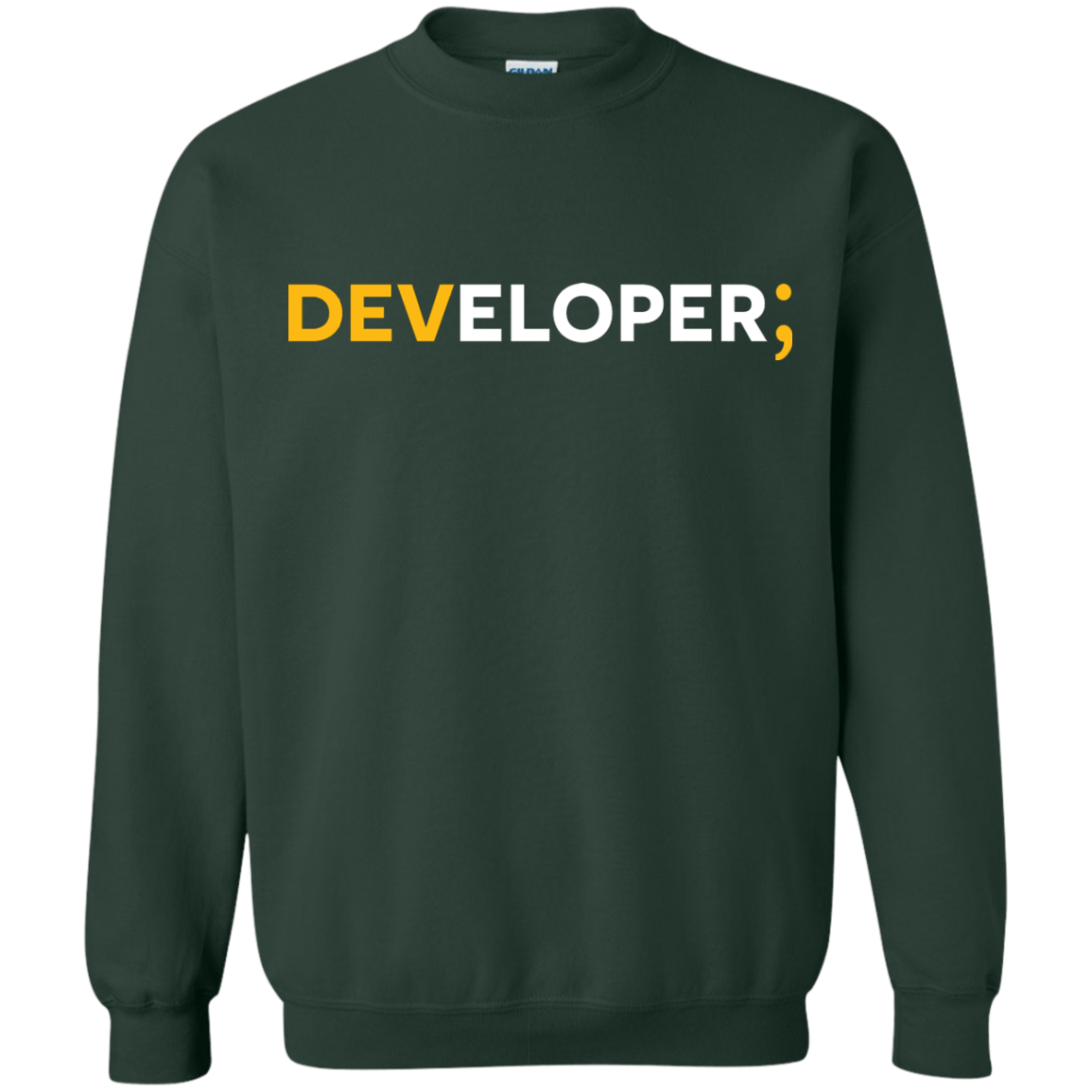 Sweatshirts Forest Green / Small Developer Crewneck Sweatshirt