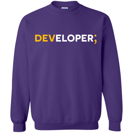Sweatshirts Purple / Small Developer Crewneck Sweatshirt