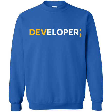 Sweatshirts Royal / Small Developer Crewneck Sweatshirt