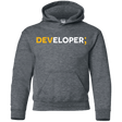 Sweatshirts Dark Heather / YS Developer Youth Hoodie