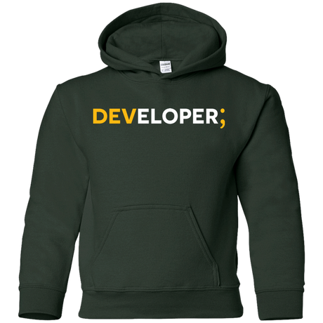 Sweatshirts Forest Green / YS Developer Youth Hoodie
