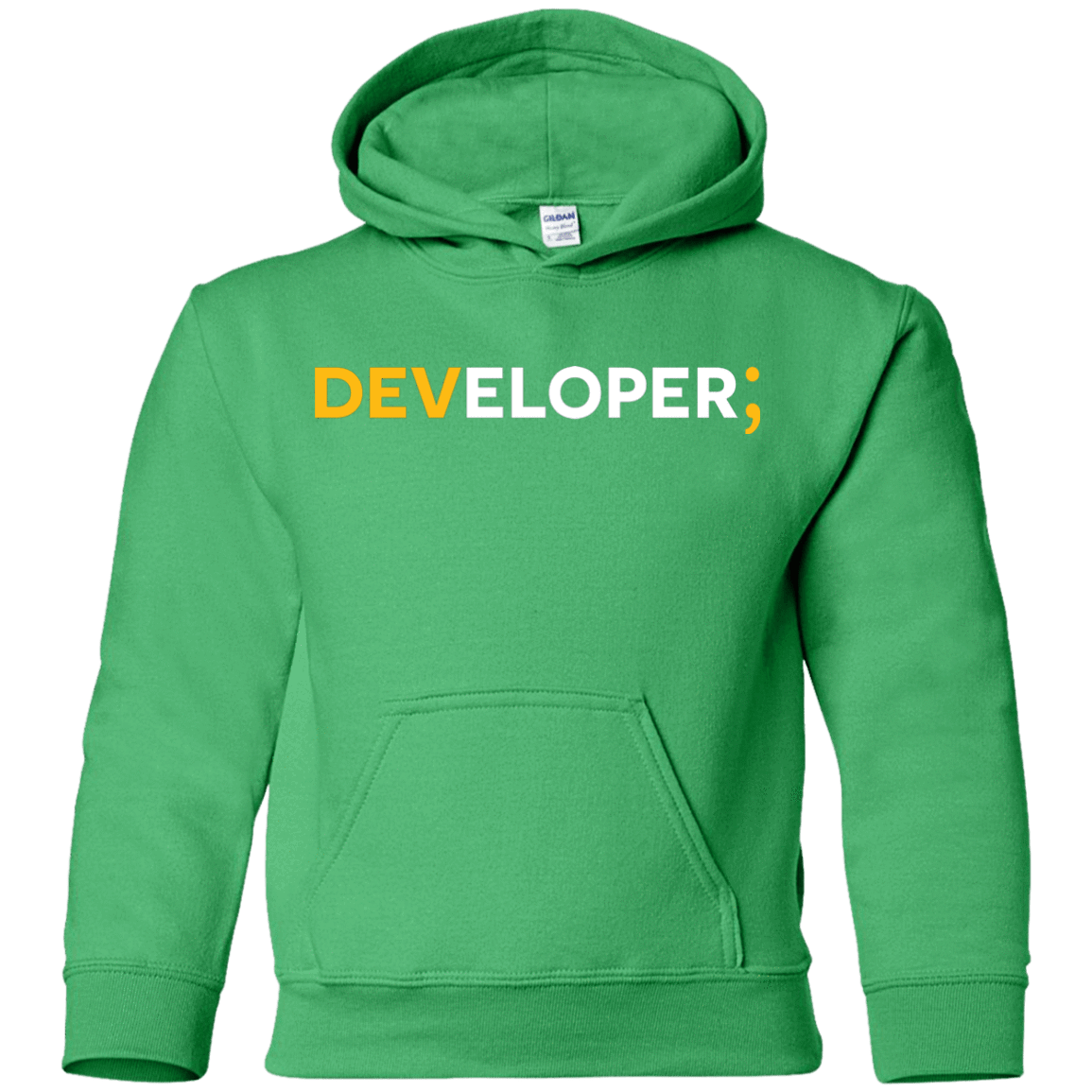 Sweatshirts Irish Green / YS Developer Youth Hoodie