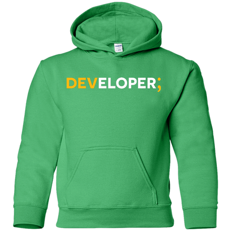 Sweatshirts Irish Green / YS Developer Youth Hoodie