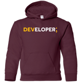 Sweatshirts Maroon / YS Developer Youth Hoodie