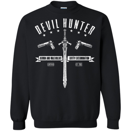 Sweatshirts Black / Small Devil hunter Crewneck Sweatshirt