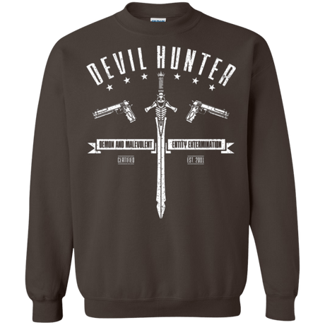 Sweatshirts Dark Chocolate / Small Devil hunter Crewneck Sweatshirt