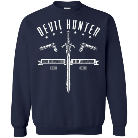 Sweatshirts Navy / Small Devil hunter Crewneck Sweatshirt