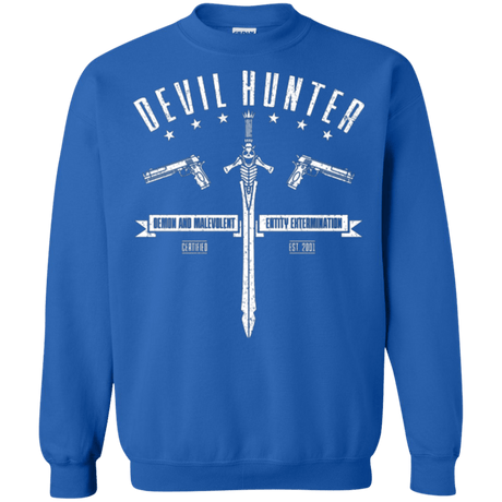 Sweatshirts Royal / Small Devil hunter Crewneck Sweatshirt