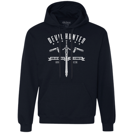 Sweatshirts Navy / Small Devil hunter Premium Fleece Hoodie
