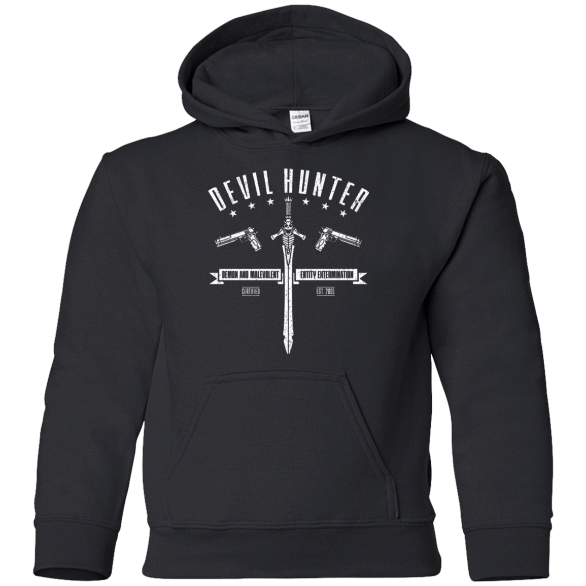 Sweatshirts Black / YS Devil hunter Youth Hoodie
