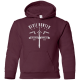 Sweatshirts Maroon / YS Devil hunter Youth Hoodie