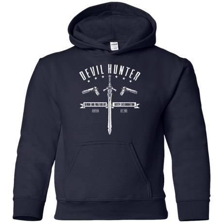 Sweatshirts Navy / YS Devil hunter Youth Hoodie
