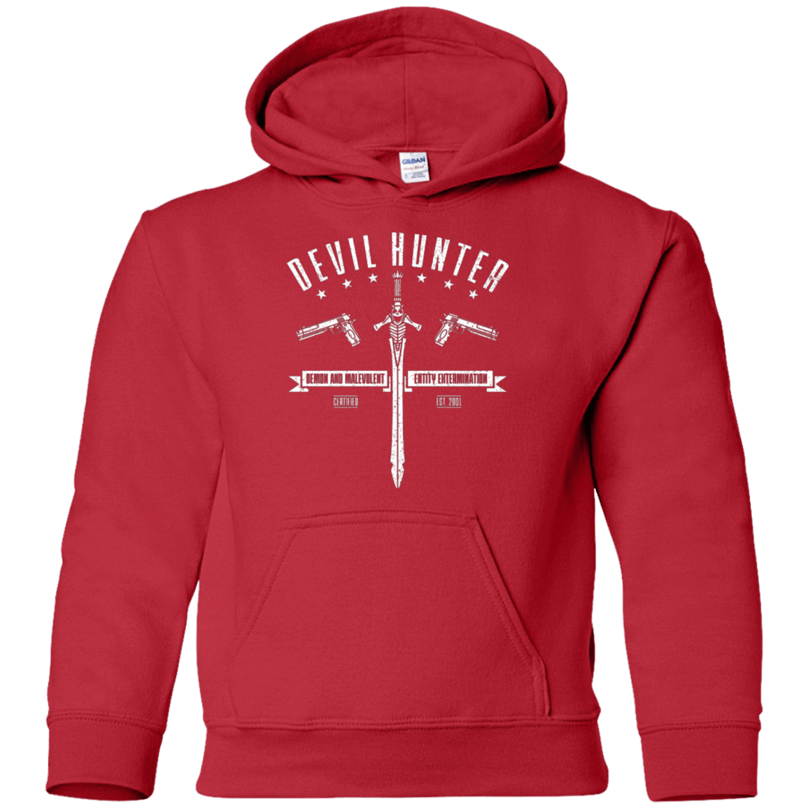 Sweatshirts Red / YS Devil hunter Youth Hoodie