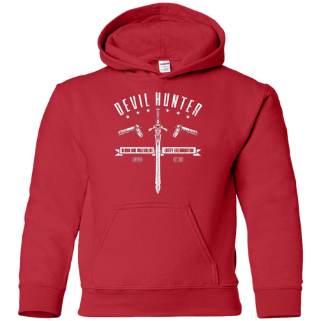 Sweatshirts Red / YS Devil hunter Youth Hoodie