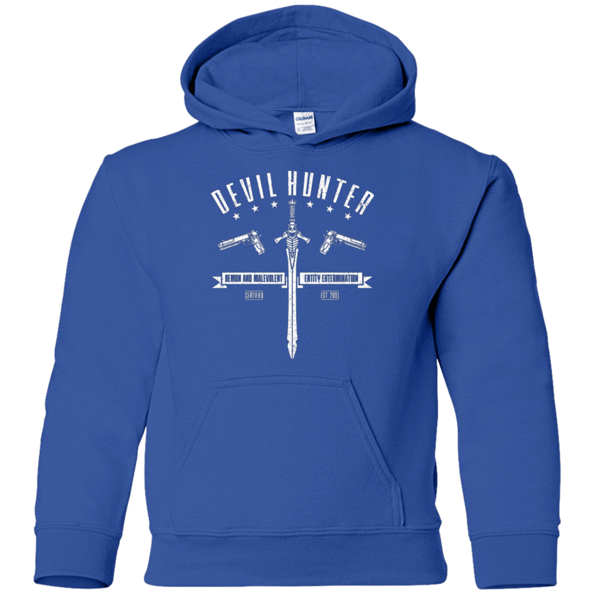 Sweatshirts Royal / YS Devil hunter Youth Hoodie