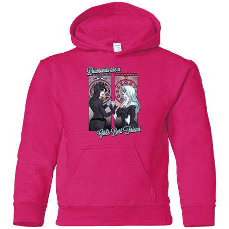 Sweatshirts Heliconia / YS Diamonds are a Girl's Best Friend Youth Hoodie