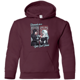 Sweatshirts Maroon / YS Diamonds are a Girl's Best Friend Youth Hoodie