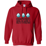 Sweatshirts Red / Small Diamonds Are A Girls Best Friend Pullover Hoodie