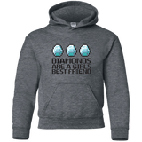 Sweatshirts Dark Heather / YS Diamonds Are A Girls Best Friend Youth Hoodie