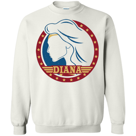Sweatshirts White / S Diana Crewneck Sweatshirt