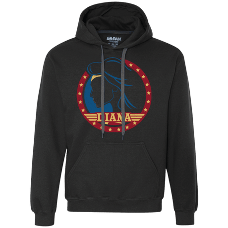 Sweatshirts Black / S Diana Premium Fleece Hoodie