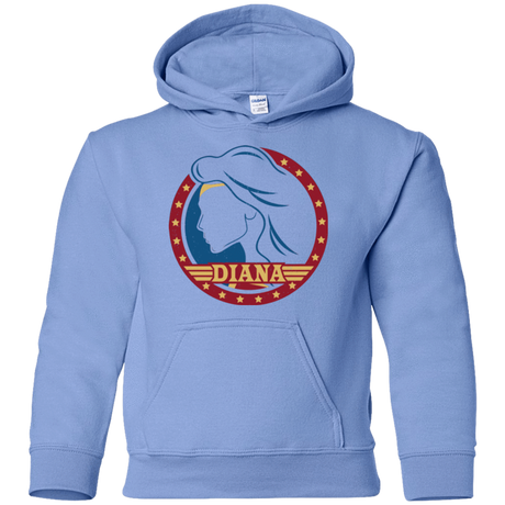 Sweatshirts Carolina Blue / YS Diana Youth Hoodie