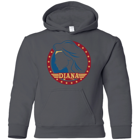 Sweatshirts Charcoal / YS Diana Youth Hoodie