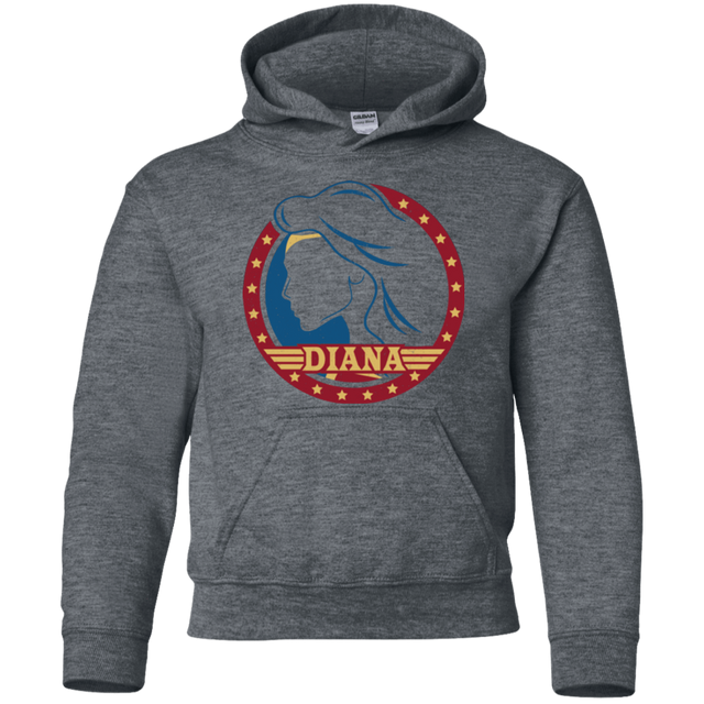Sweatshirts Dark Heather / YS Diana Youth Hoodie